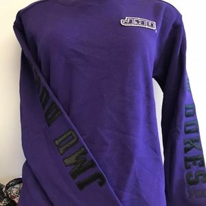 NWT VS PINK JMU James Madison sweatshirt bling